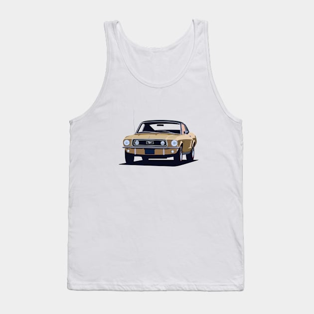 1968 Ford Mustang Tank Top by TheArchitectsGarage